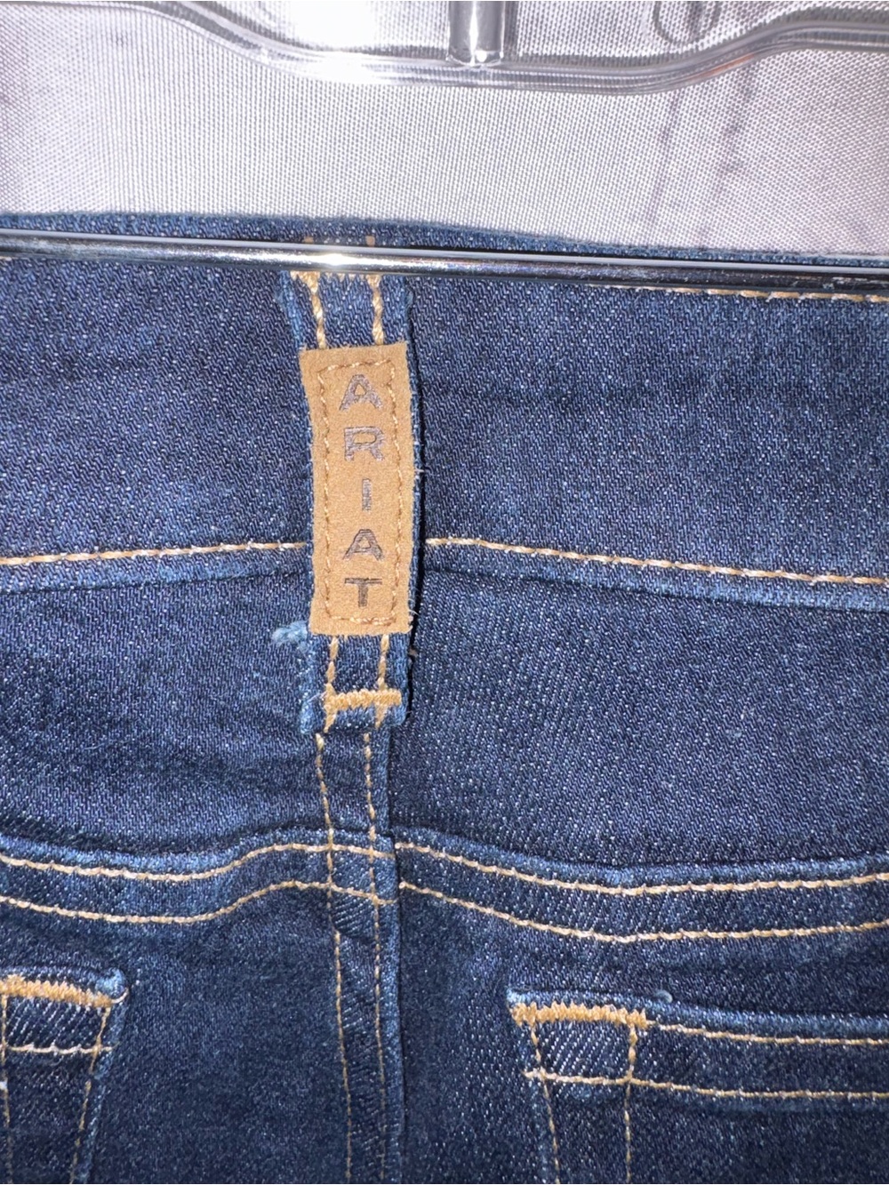 Ariat Jeans High Rise Flare 29R Dark Wash Inseam 31 Women’s Cowgirl Western - Picture 8 of 16